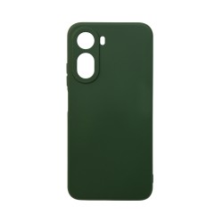 Capa de Silicone com Moldura de Câmera para Xiaomi Redmi A7 Pro Verde Oscuro
